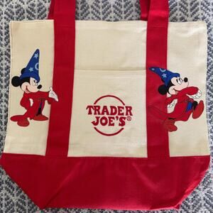 Disney Sorcerer Mickey 2 Custom Made Trader Joes Mini Tote